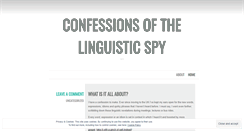 Desktop Screenshot of linguisticspy.com