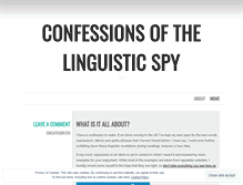 Tablet Screenshot of linguisticspy.com